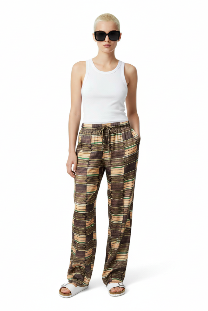 EASY PANT Chocablock Pink – BANANATIME