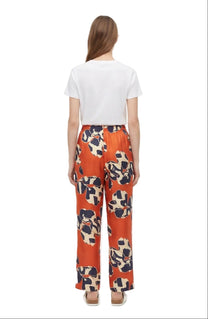 EASY PANT Paper Cuts Red