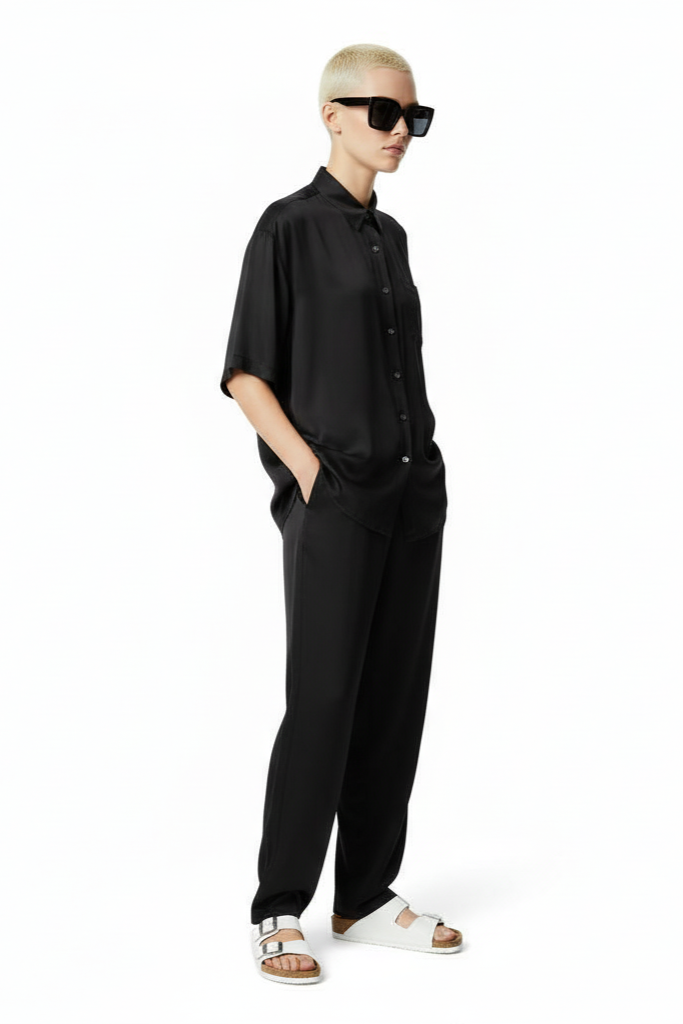 SURF SHIRT Black - BANANATIME