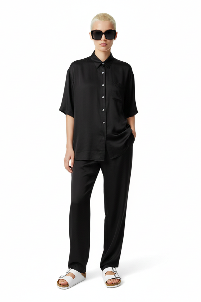 SURF SHIRT Black - BANANATIME