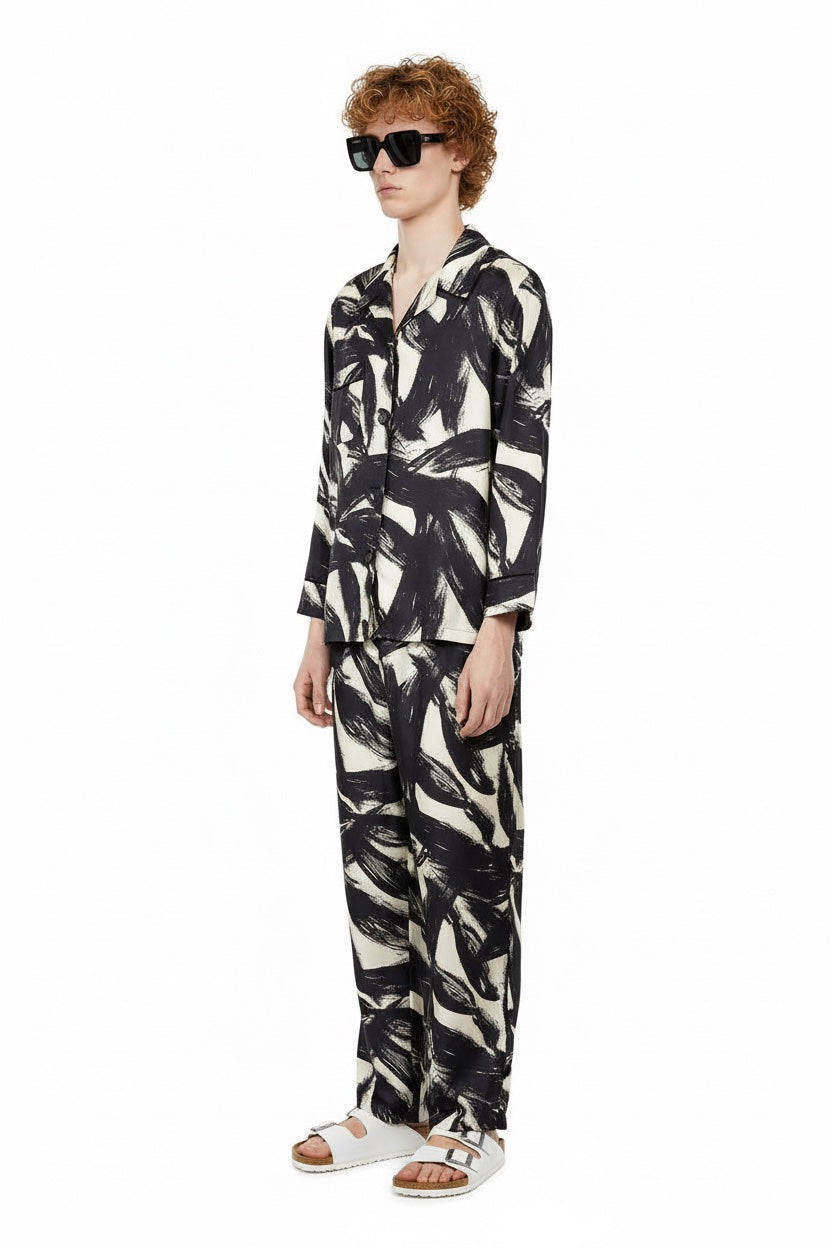 PJ SHIRT Etchasketch Black - BANANATIME