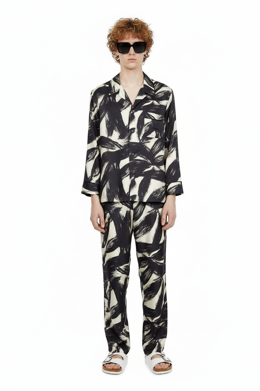 PJ SHIRT Etchasketch Black - BANANATIME