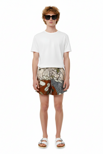 BOXER SHORT HAWAIITIME NAVY RED - BANANATIME