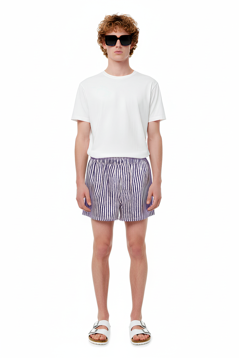 BOXER SHORT TWO TIMER PURPLE PINK - BANANATIME