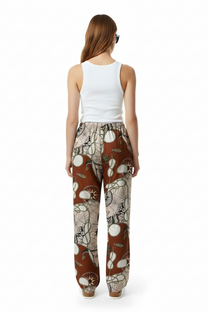 EASY PANT HAWAIITIME NAVY RED - BANANATIME