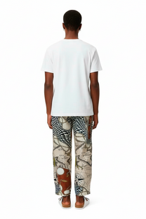 EASY PANT HAWAIITIME NAVY RED - BANANATIME