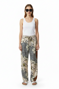 EASY PANT HAWAIITIME NAVY RED - BANANATIME