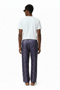 EASY PANT PAISLEY FISH NAVY PINK - BANANATIME