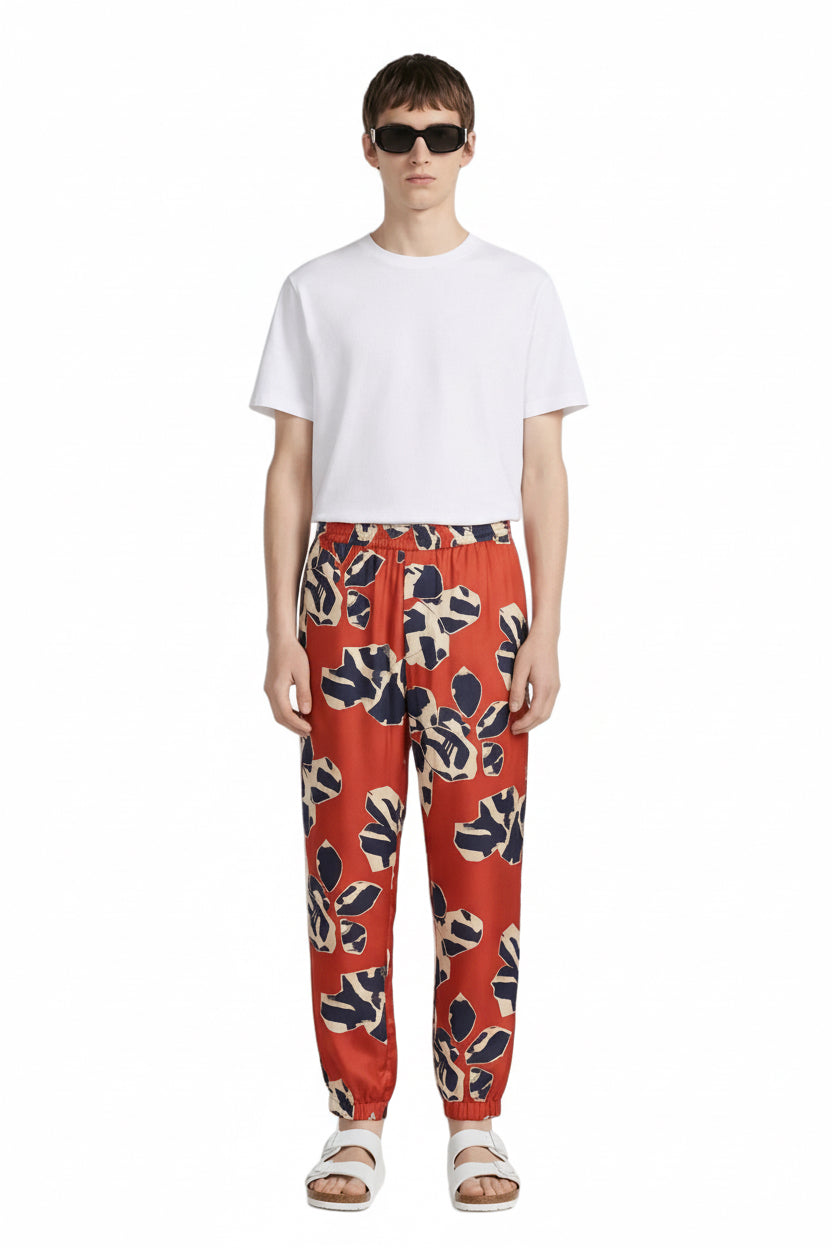 JOGGER Paper Cuts Red