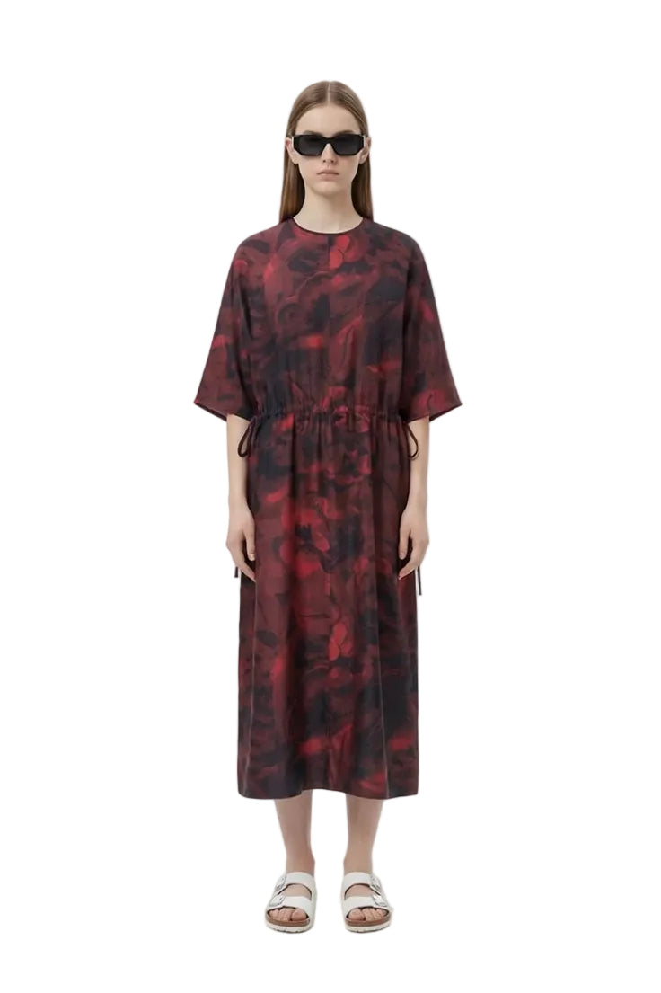 PULLOVER DRESS Night Mist Red