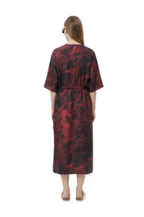 PULLOVER DRESS Night Mist Red