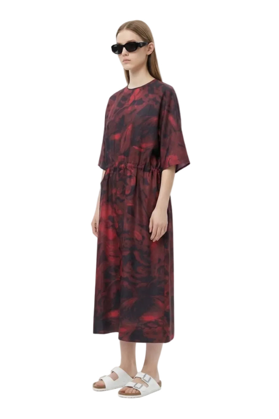 PULLOVER DRESS Night Mist Red
