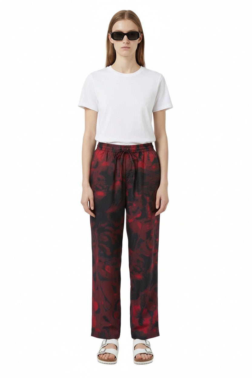 RELAX 2 PANT Night Mist Red - BANANATIME