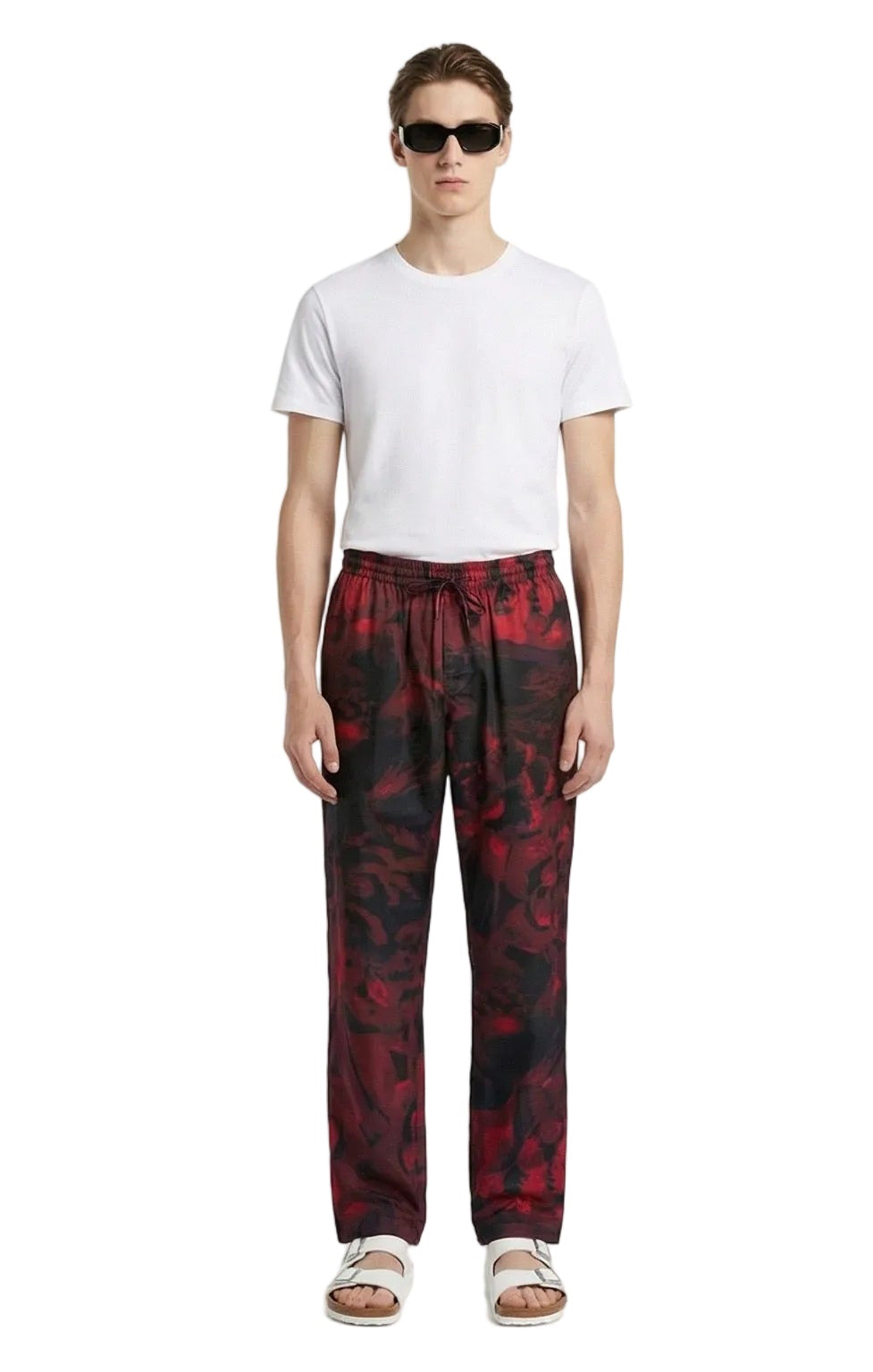 RELAX 2 PANT Night Mist Red - BANANATIME