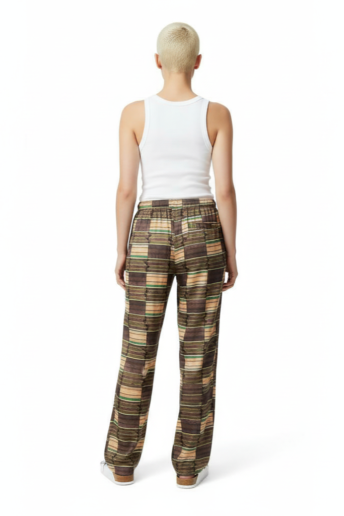 EASY PANT Chocablock Pink - BANANATIME