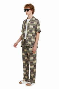 HAWAIIAN SHIRT Chocablock Pink - BANANATIME