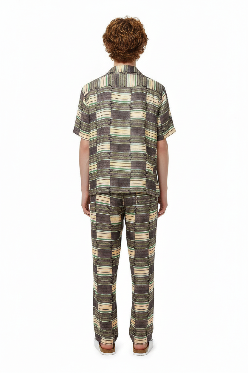 HAWAIIAN SHIRT Chocablock Pink - BANANATIME