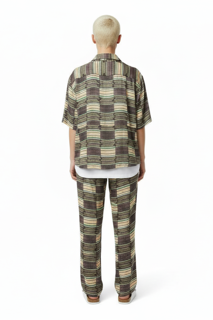 HAWAIIAN SHIRT Chocablock Pink - BANANATIME