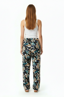 EASY PANT Seaweed Ecrublue - BANANATIME
