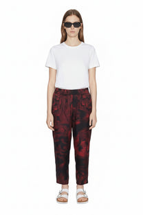 TAPERED 2 PANT Night Mist Red - BANANATIME
