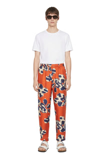 TAPERED 2 PANT PAPER CUTS RED