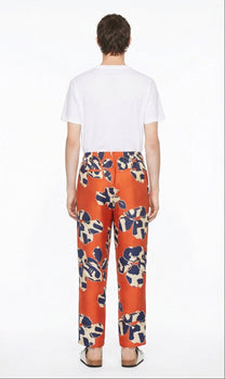 TAPERED 2 PANT PAPER CUTS RED