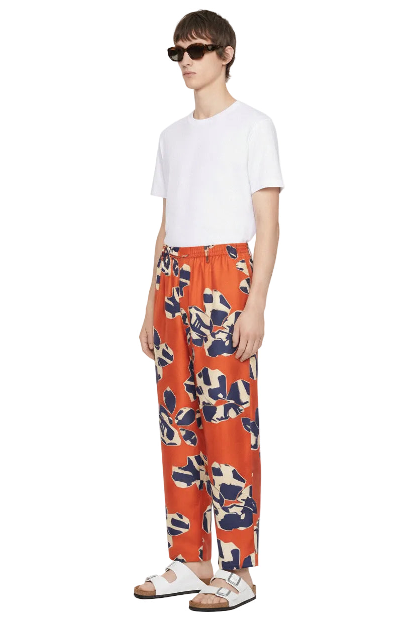 TAPERED 2 PANT PAPER CUTS RED